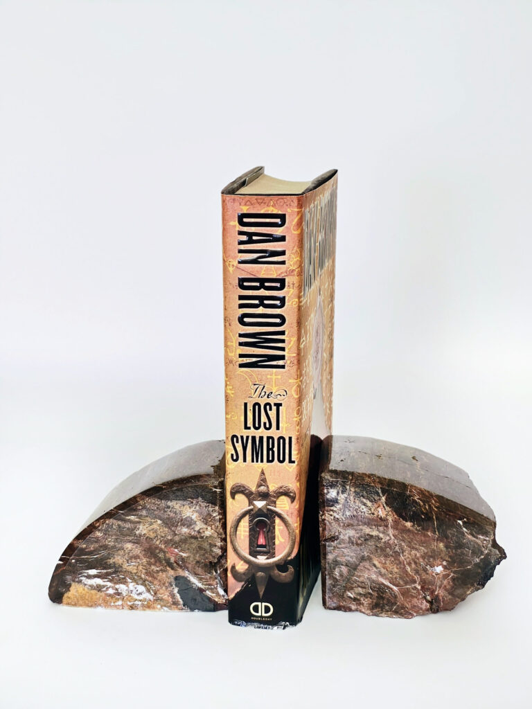 The Lost Symbol Archives — petrified wood art object by Petravo